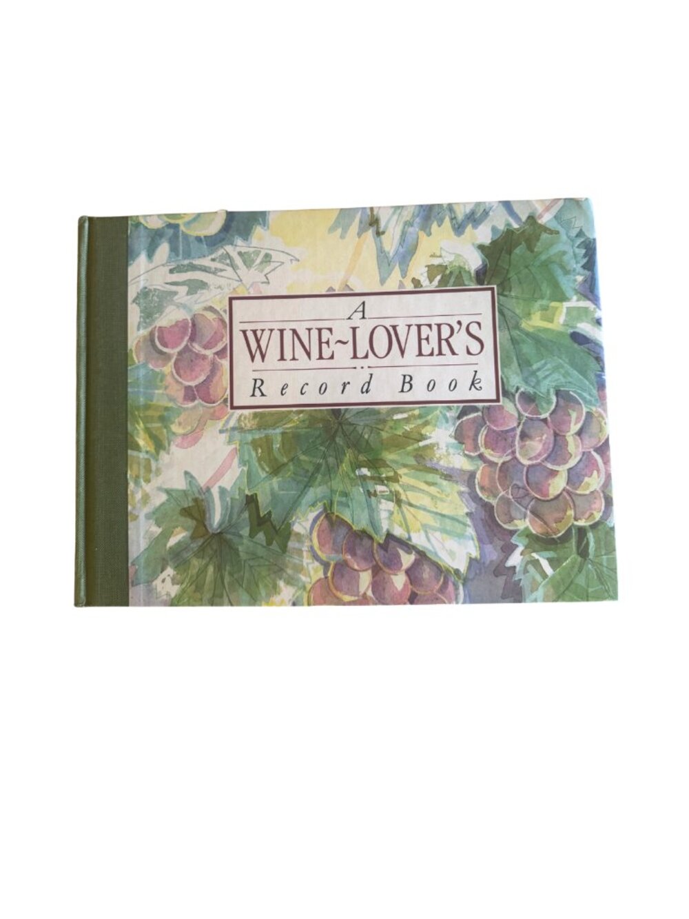 Vintage 1988 A Wine-Lover's Record Book Hardcover Wine Journal Unused UK Edition - Picture 2 of 7